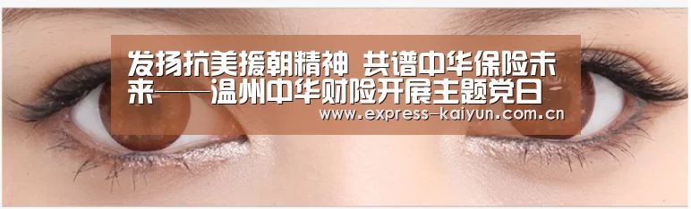 
发扬抗美援朝精神  共谱中华保险未来——温州中华财险开展主题党日运动：开云登录